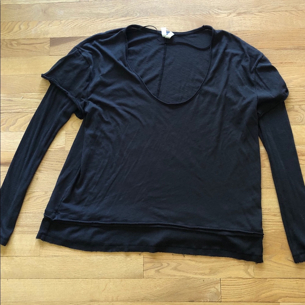 Free people long sleeved shirt